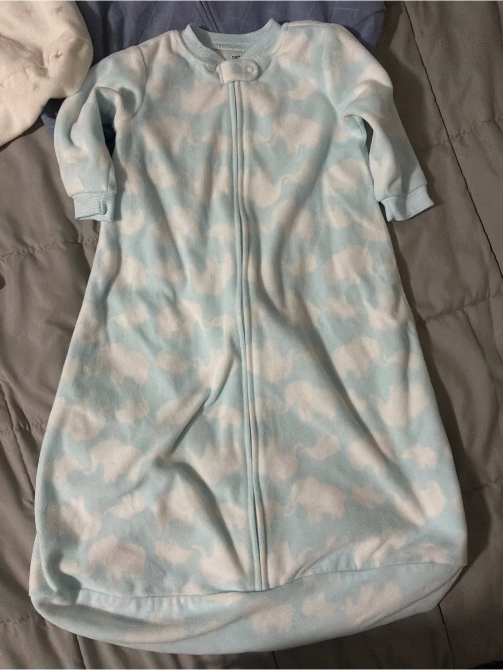 4 Piece Baby Zip Sleep Sacks 3-6 mo x2 & 6-9 mo x2 Bundle Lot